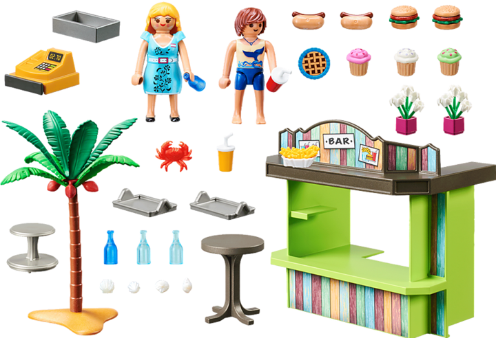 Actual product image Playmobil Beach kiosk (70437, Playmobil Family Fun)