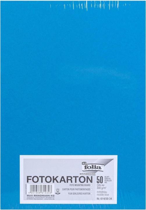 Produktbild Folia Fotokarton farbig Format A4 (300 g/m², 1 x)