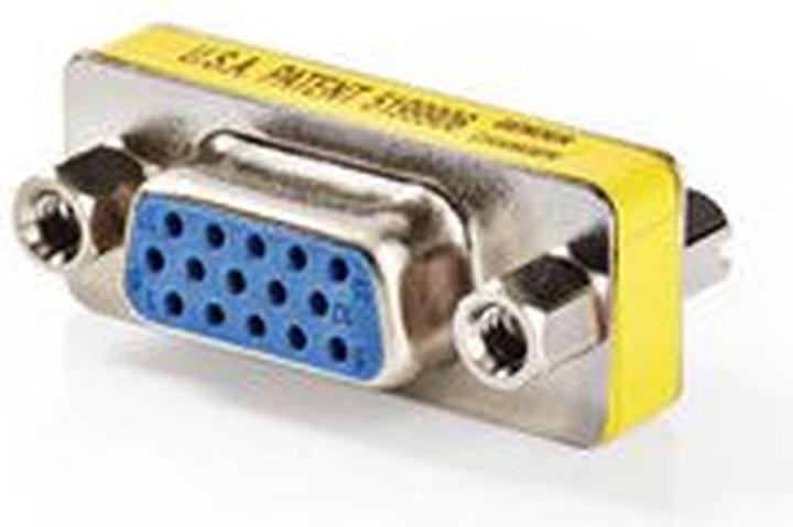 Image du produit Nedis Adaptateur VGA VGA femelle VGA femelle Nickelé Nombre pair de produits dans le carton Unisexe (VGA)