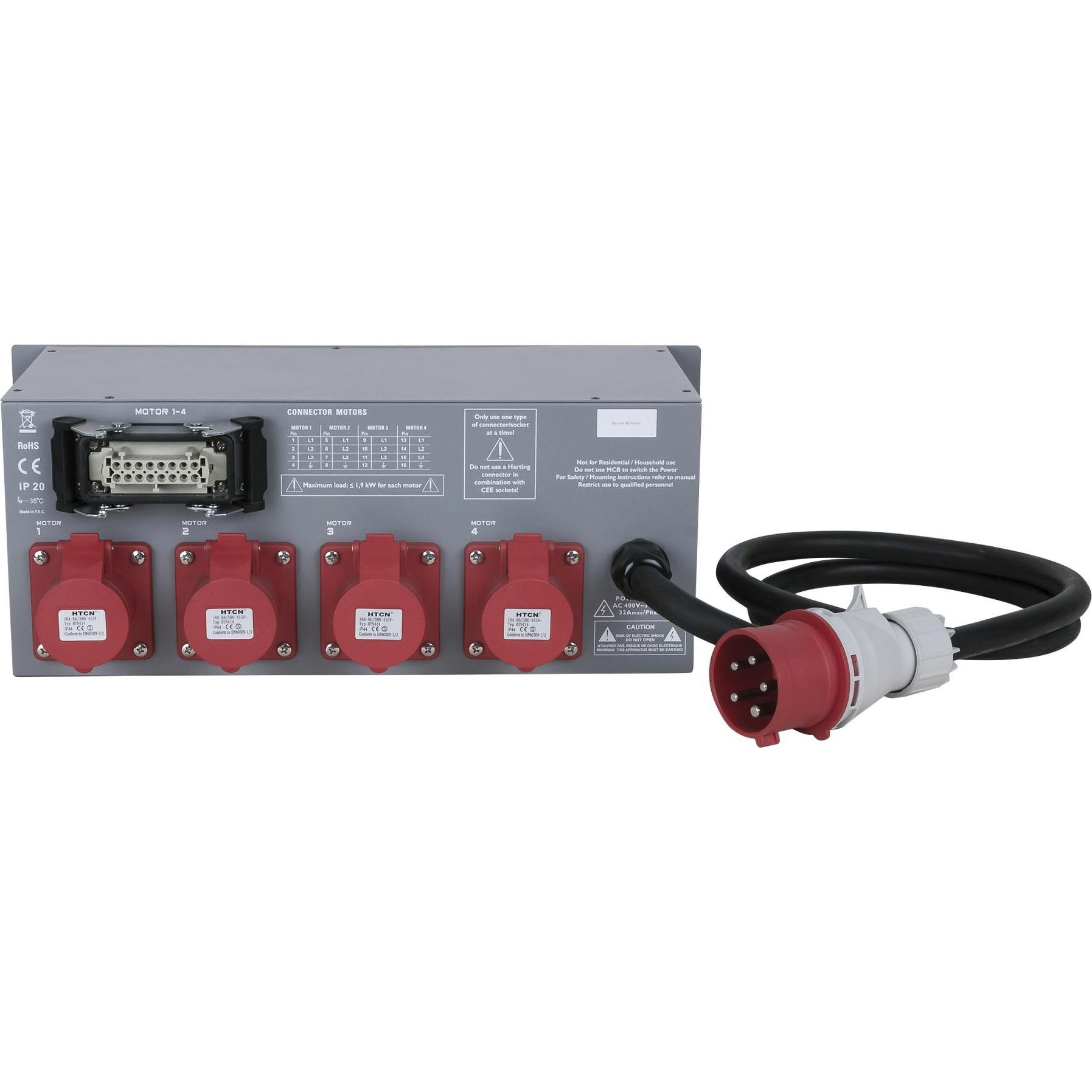 Thumbnail - Showtec 4-Channel Chainhoist Controller, Montage Lichttechnik