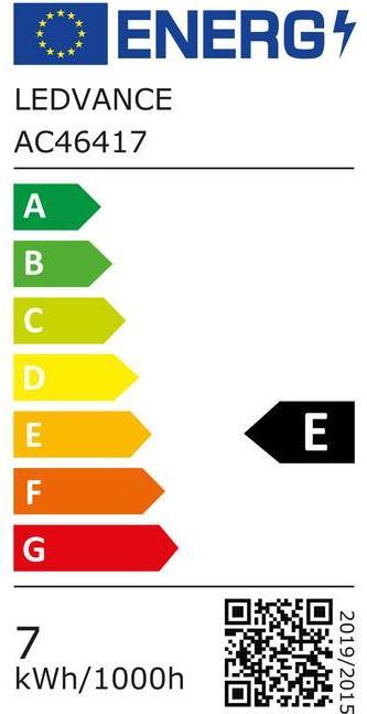 Energie-Label Ledvance LED-Kompaktlampe (G24d-2, 770 lm, 1x)
