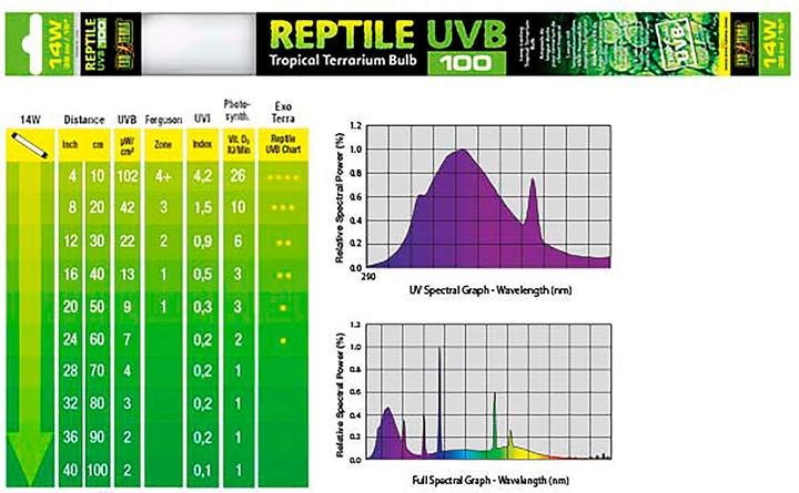 Actual product image Exo Terra Reptile UVB100 (UVB)