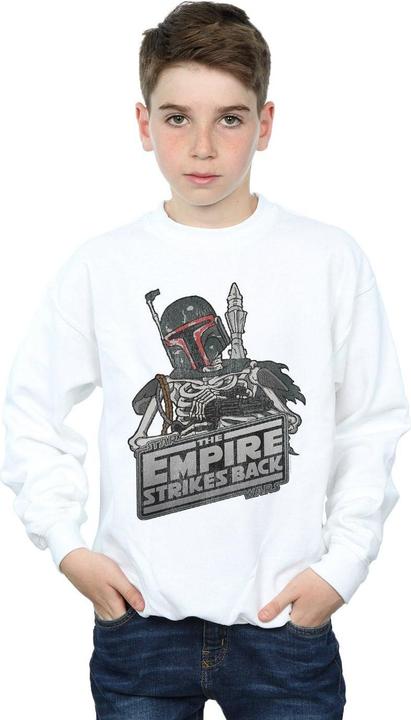 Immagine prodotto Star Wars Boba Fett Skeleton Felpa Ragazzi (140, 146)