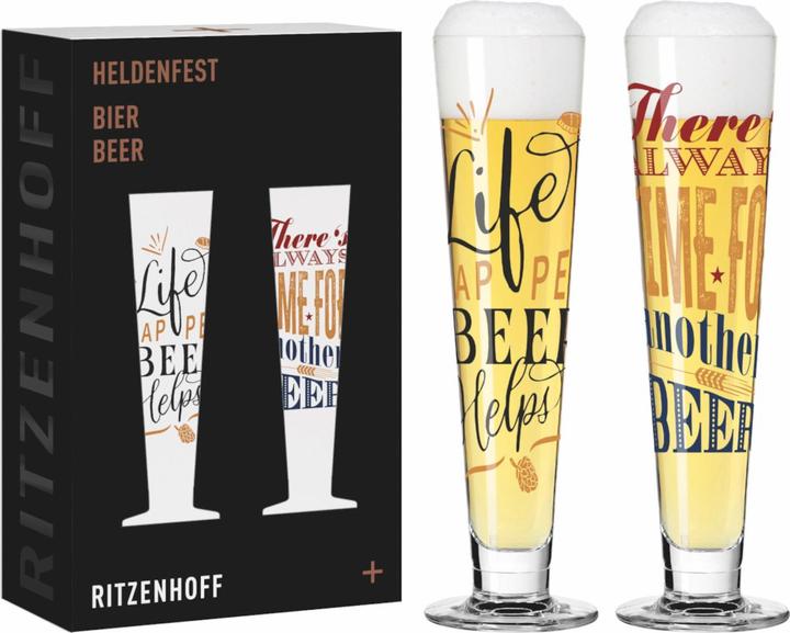 Immagine prodotto Ritzenhoff Heldenfest Bierglas 2er Set F25 (0.33 l, 2 x)