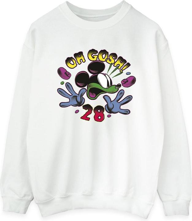 Actual product image Disney Womens/Ladies Mickey Mouse Oh Gosh Pop Art Sweatshirt (L)