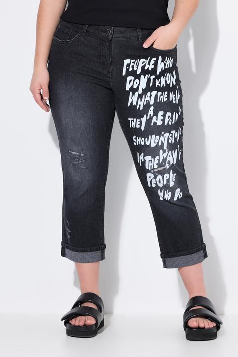 Immagine prodotto Angel of Style 7/8-Jeans Amy, Straight Fit, Wording, 5-Pocket (60)