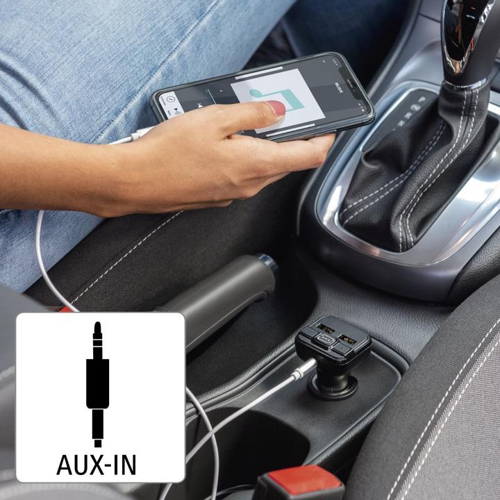 Produktbild Hama FM-Transmitter mit AUX-IN + USB-IN