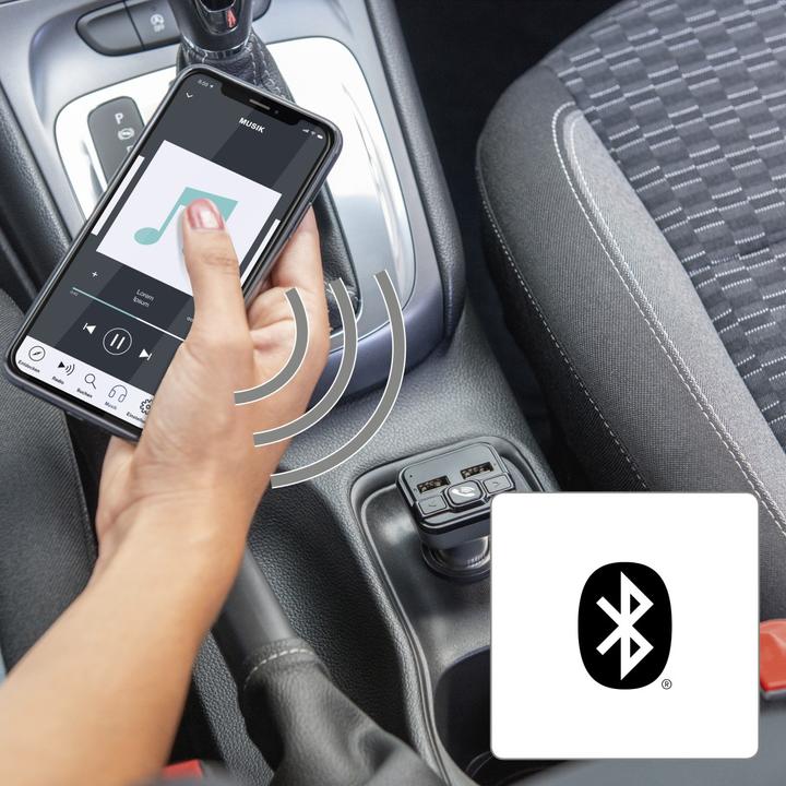 Image du produit Hama Transmetteur FM avec Bluetooth® et fonction mains libres