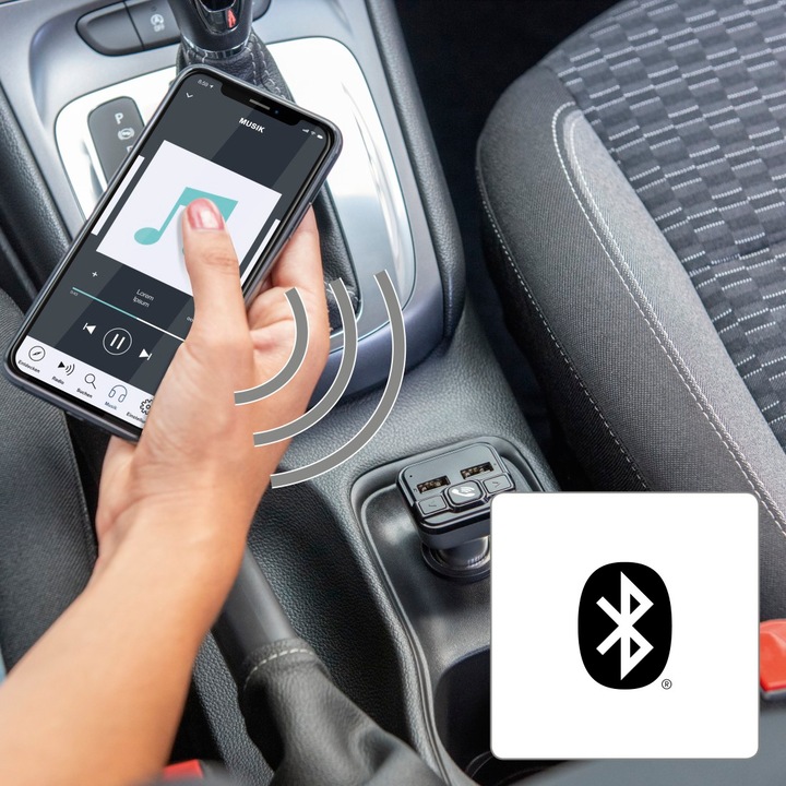 Immagine prodotto Hama Trasmettitore FM con Bluetooth® e funzione vivavoce