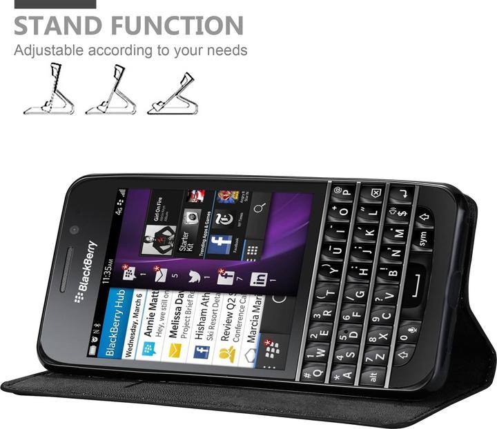 Productafbeelding Cadorabo Boek Onzichtbare Magneethoes (Blackberry Q10)