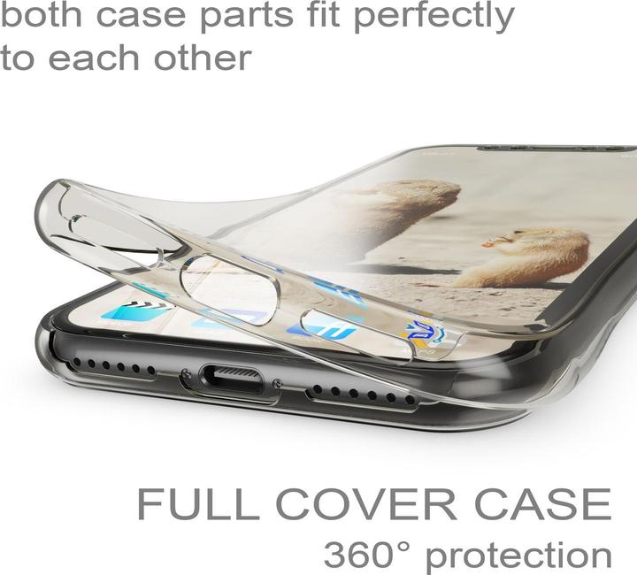 Image du produit Nalia Étui pour téléphone portable 360 degrés (Apple iPhone XS, Apple iPhone X)