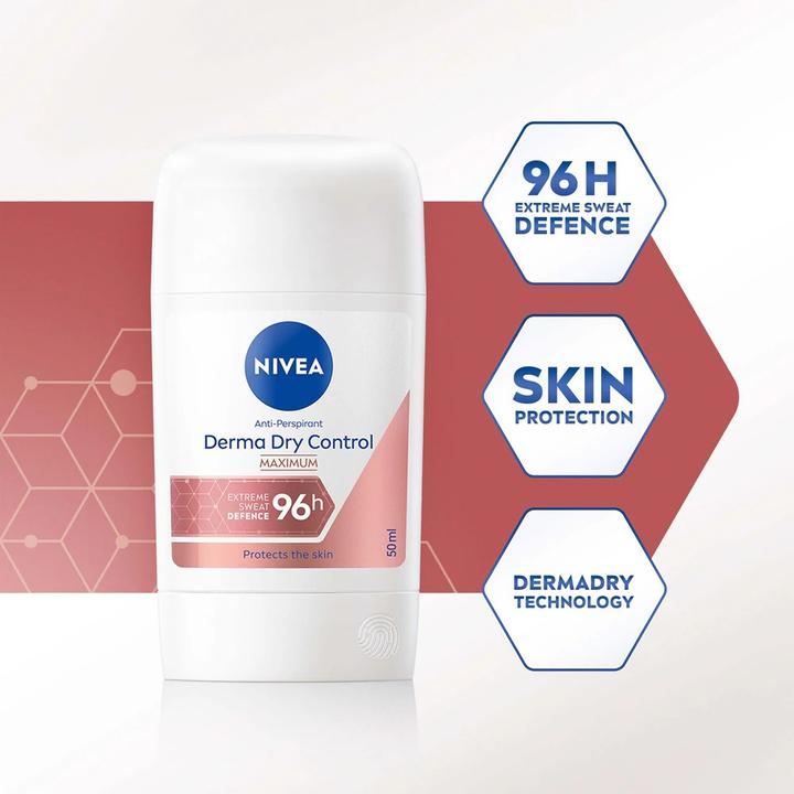 Produktbild NIVEA Derma Dry Control Antiperspirant Stick 50ml (Stick)