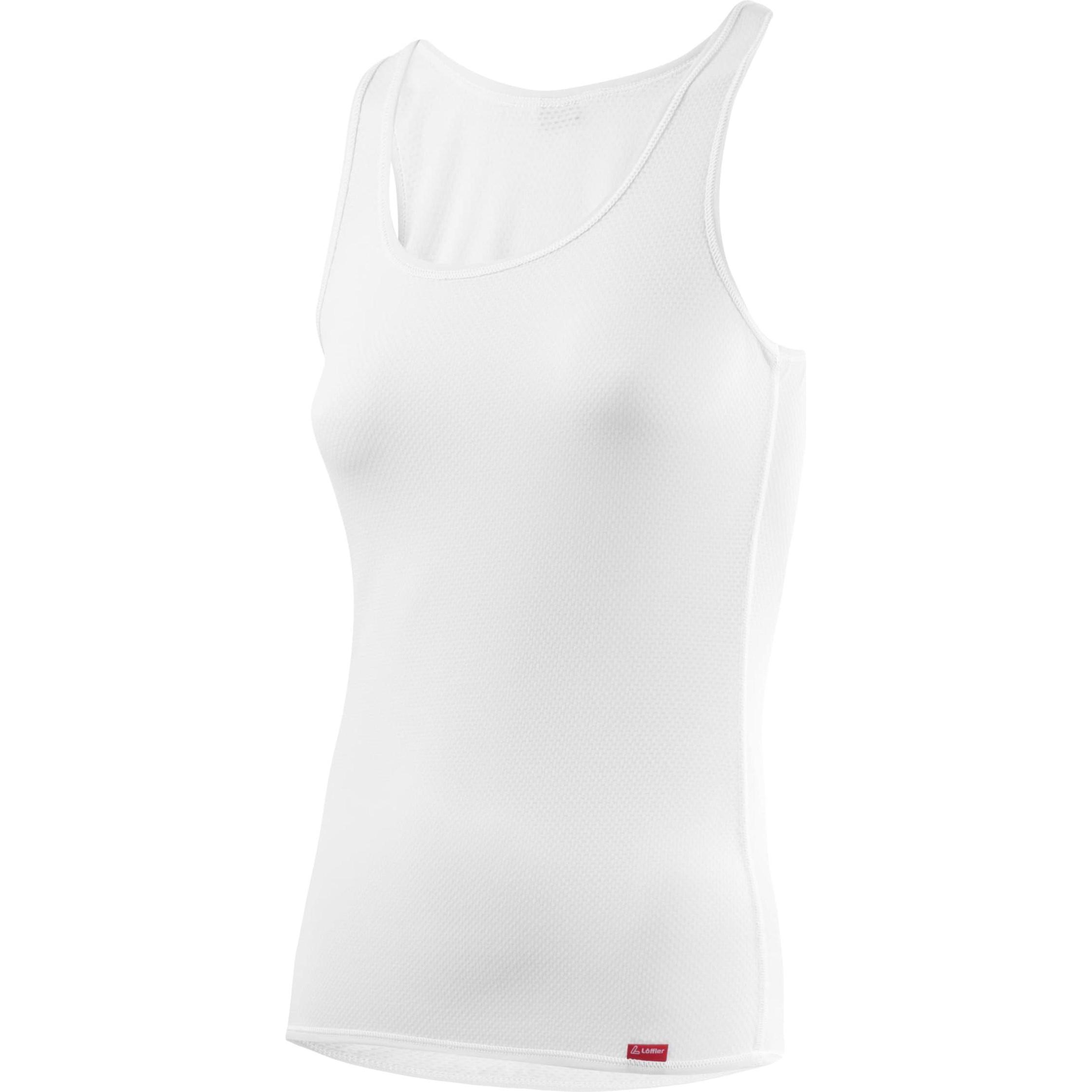 Löffler, Damen, Funktionsshirt, Transtex Light Singlet (XL, XXL), Weiss, XL, XXL