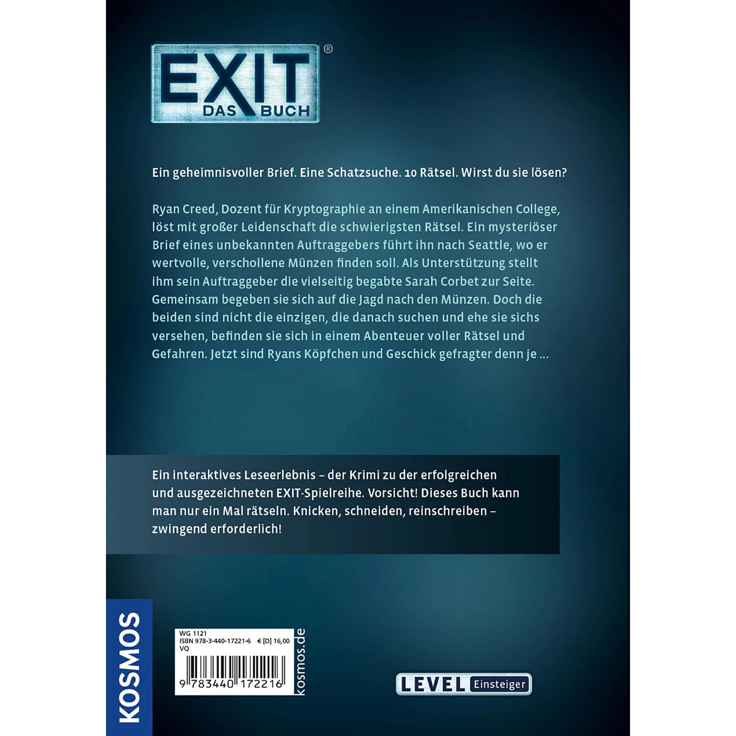 Thumbnail - FKS172216 - EXIT - Der Fall des Ryan Creed, Taschenbuch, 192 Seiten (DE-Ausgabe), Kinderbücher von Markus Brand, Jens Ba...