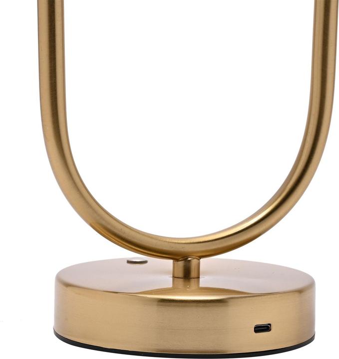 Actual product image Hestia Bronze USB Touch Double Light Table Lamp