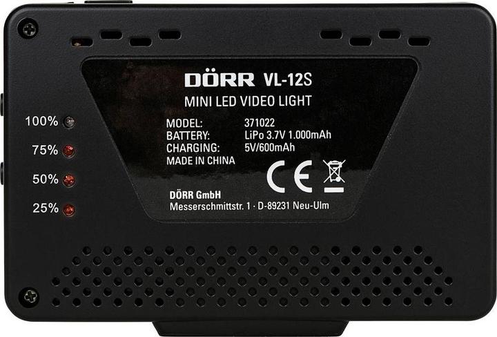 Produktbild Dörr LED Videoleuchte VL-12S (Videoleuchte)