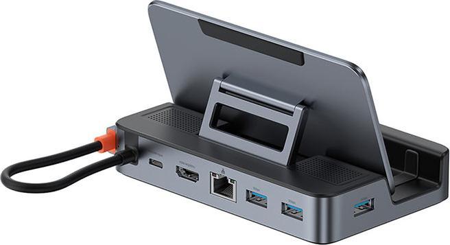 Image du produit Baseus Steam Deck 6in1 Adaptateur USB-C HUB (USB-C, 8.60 cm)