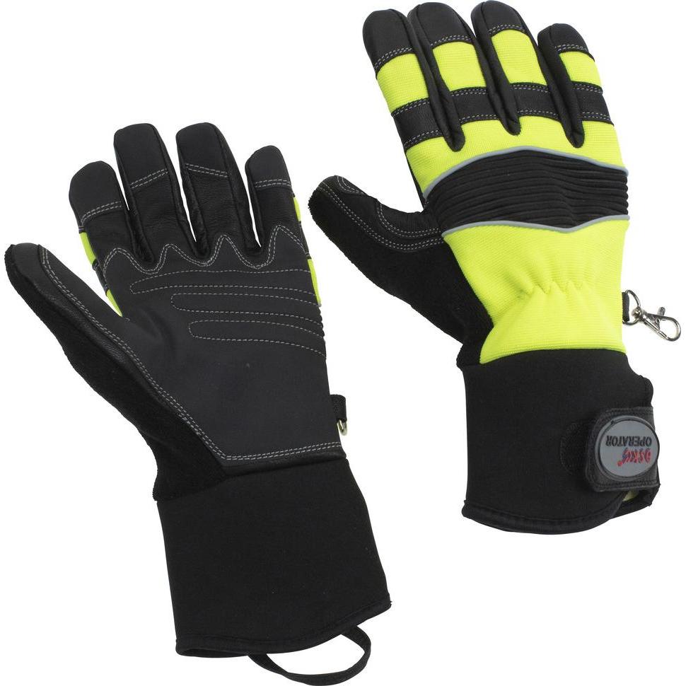 Askö, Schutzhandschuhe, THL-Handschuh Operator EN 388 CAT II, GrÃ¶ÃŸe 9, neongelb (9)