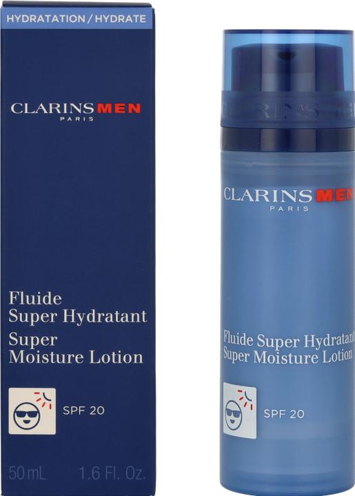Actual product image Clarins Fluide Super Hydratant (50 ml, Face fluid, SPF 20)