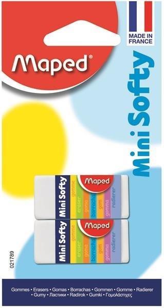 Maped Softy Mini-Radiergummi, 2 Stück