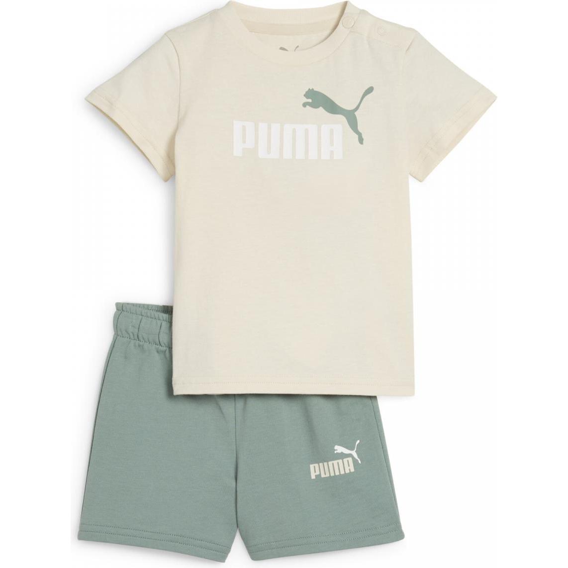 Thumbnail - Puma, Jungen, Sportshirt, MINICATS ESS Tee and Shorts Set INF (104), Rot, 104