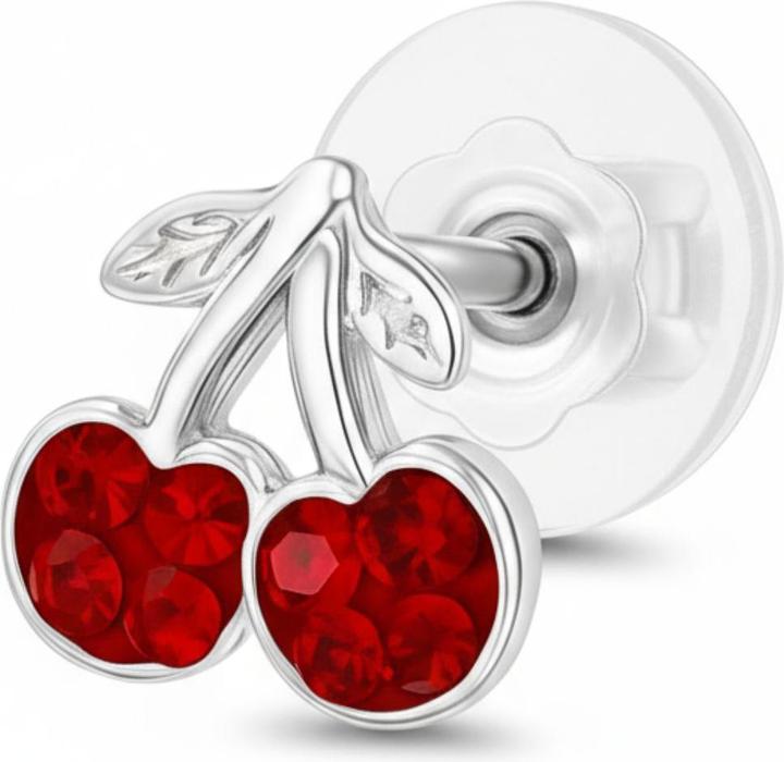 Immagine prodotto Maxte Premium Kinder- Silber-Kirsche mit Kristall (Argento 925)