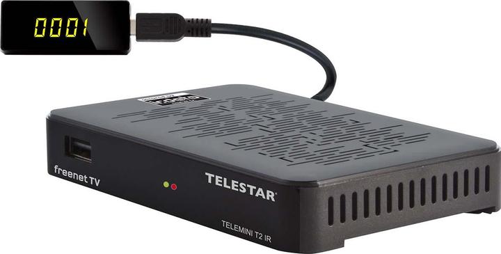 Actual product image Telestar Telemini T2 IR incl. 3 months freenet TV (DVB-C, DVB-T2)