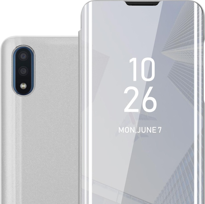 Immagine prodotto Cadorabo Copertina per specchietto retrovisore Smart View a libro (Samsung Galaxy A01)
