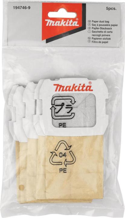 Actual product image Makita Paper dust bags (Eccentric grinder, Sander)