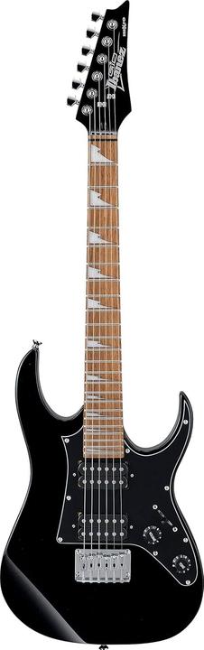 Actual product image Ibanez gitaar Micro GRGM21-BKN Black Night (Electric guitar)
