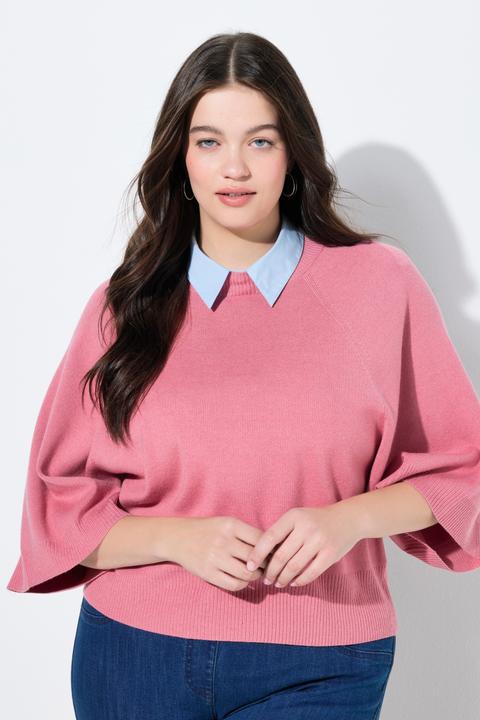 Immagine prodotto Ulla Popken Colletto da camicia con abbottonatura da indossare sotto diversi top (42, 44)