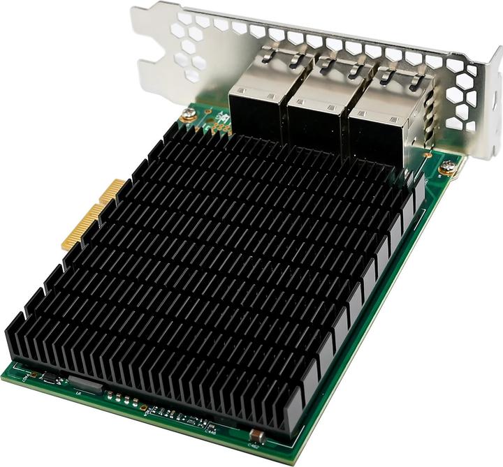 Actual product image InLine 6-fach Gigabit Netzwerkkarte (Mini PCI Express)