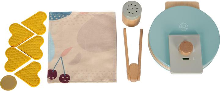 Actual product image small foot Waffle Iron Set "tasty"