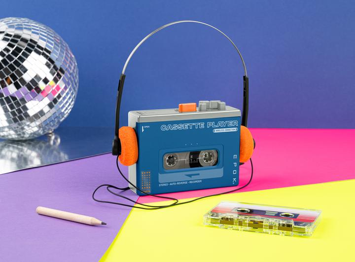 Actual product image Bigben Tragbarer Kassettenspieler mit Bluetooth (inkl. Bleistift und C60 Kassette)