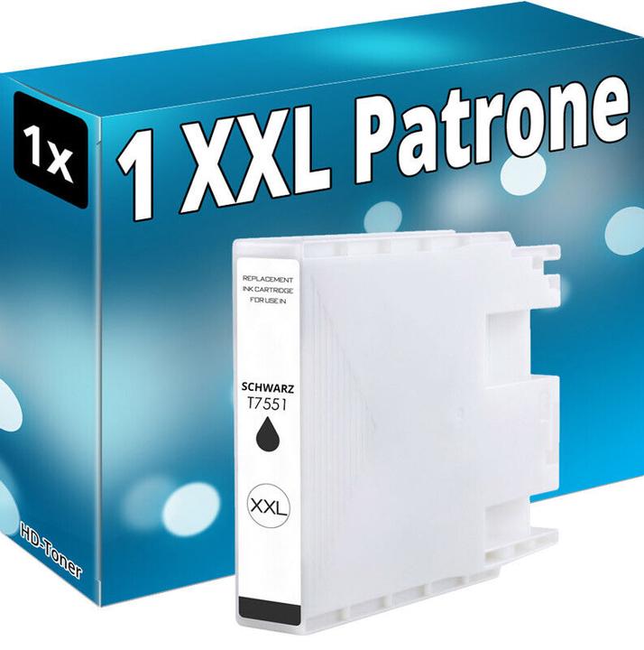 Produktbild Druckfuxx DRUCKER PATRONE für Epson WorkForce Pro WF-8090 WorkForce Pro WF-8590 schwarz