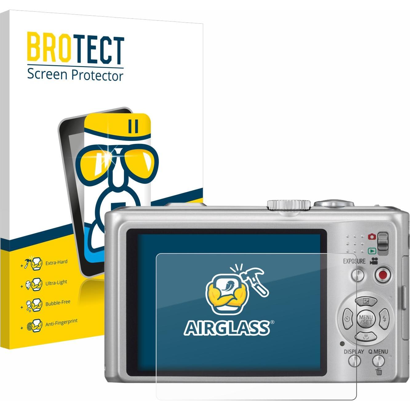 Thumbnail - BROTECT AirGlass Panzerglasfolie (Displayschutz, LUMIX DMC-TZ10), Kameraschutz