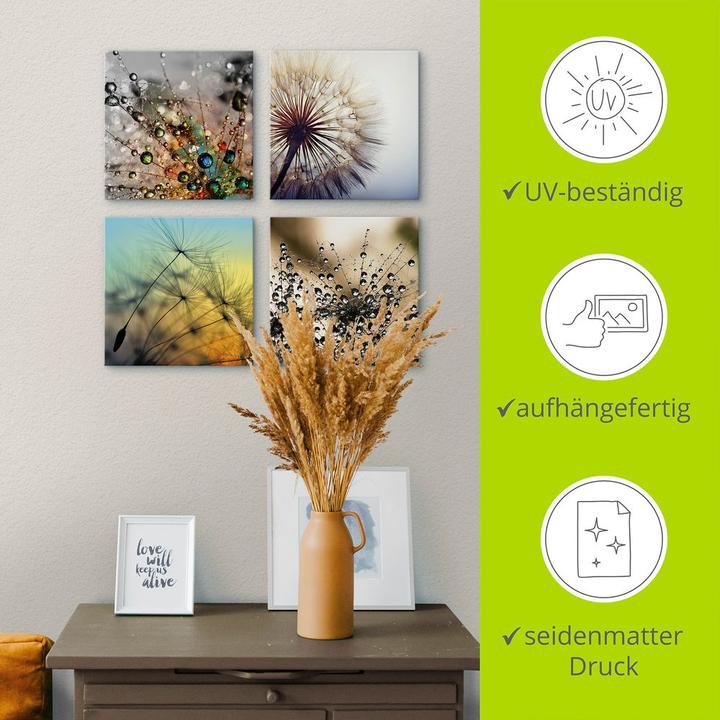 Immagine prodotto Artland Dente di leone, primo piano del dente di leone J4XD (30 x 30 cm)