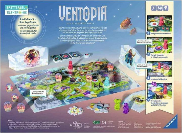 Produktbild Ravensburger Stadt im Himmel - Gesellschaftsspiel & Brettspiel ab 7 Jahre (Deutsch, 1 - 4 Spieler)