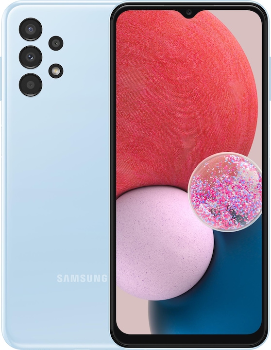 Actual product image Samsung Galaxy A13 (64 GB, Light blue, 6.60", Dual SIM, 50 Mpx, 4G)
