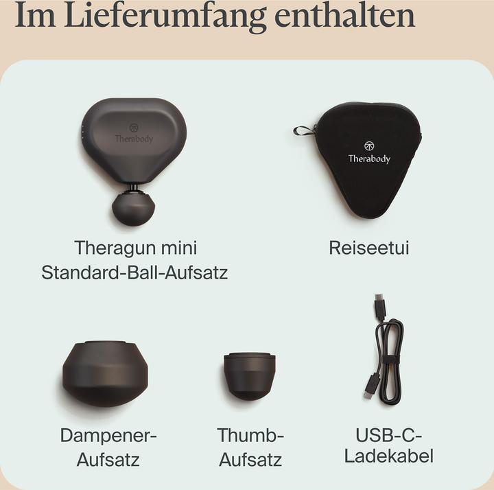 Actual product image Therabody Theragun Mini 3.0 (3 Steps, 180 min)