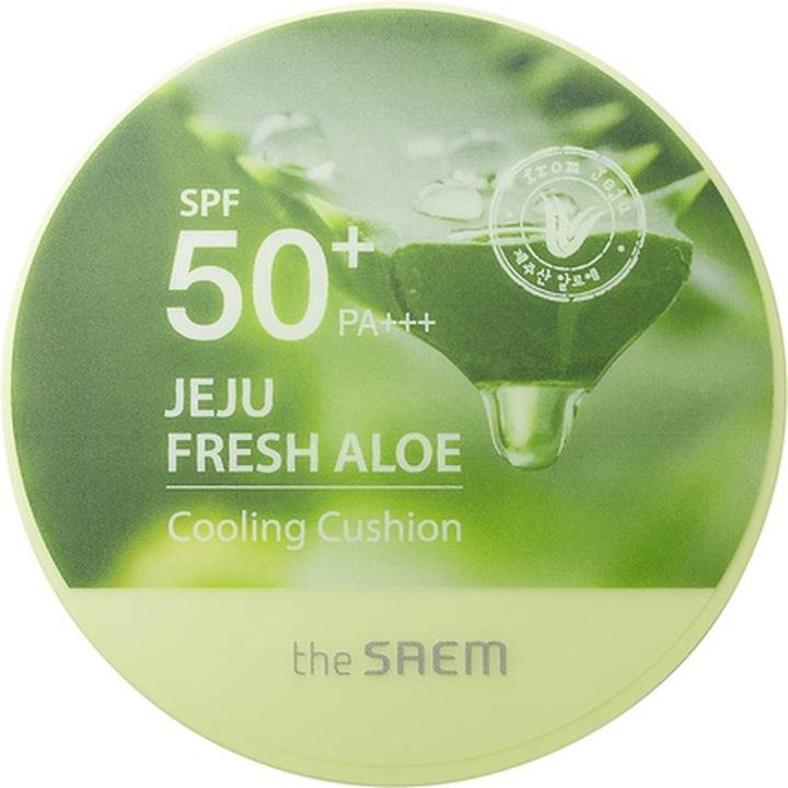 The Saem Jeju Fresh Aloe Cooling Cushion (Natural Beige)