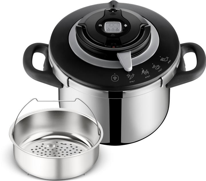 Productafbeelding Tefal Clipso+ Chef 6L Schnellkochtopf (Snelkookpan, Roestvrij staal)