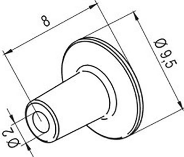 Actual product image Hot air nozzle