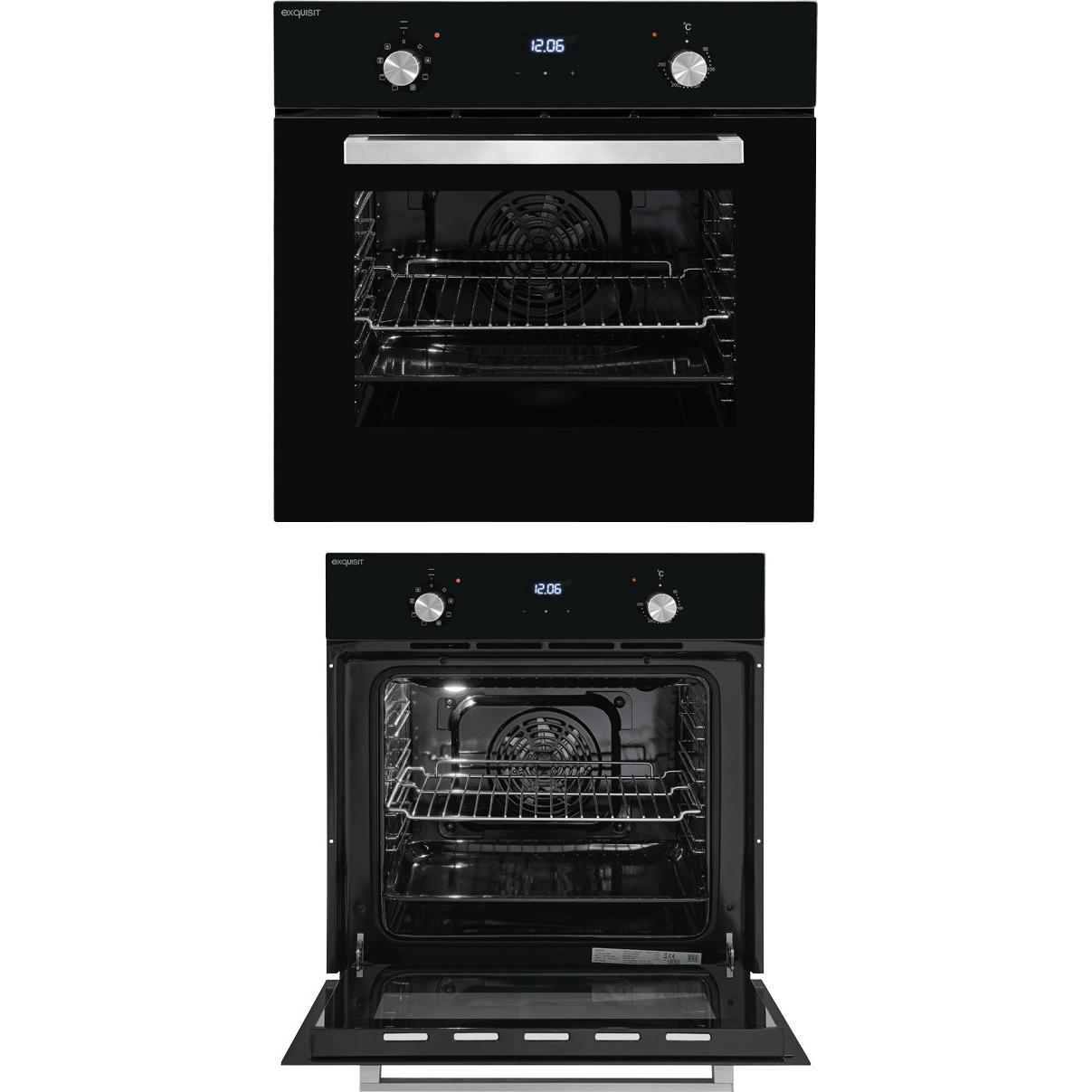 Thumbnail - Exquisit EBE 657-2 Hsw, Backofen Einbau, Schwarz