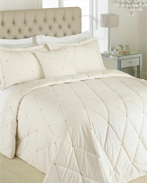 Riva Home Paoletti Tagesdecke Strassbesatz 3erPack Set (Bettwäsche Set, 240 x 220 cm)