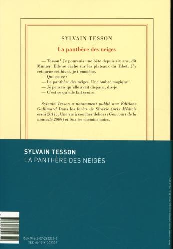 Image du produit La panthère des neiges (Français, Tesson Sylvain, 2019)