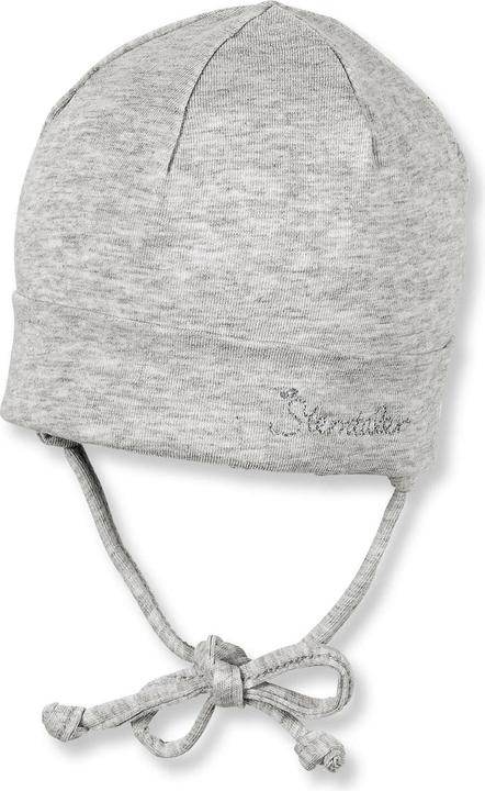 Produktbild Sterntaler Mütze Beanie silber (68/74)