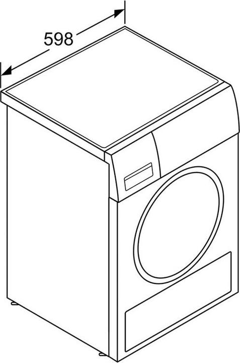 Image du produit Siemens Wäschetrockner (8 kg, Droite)