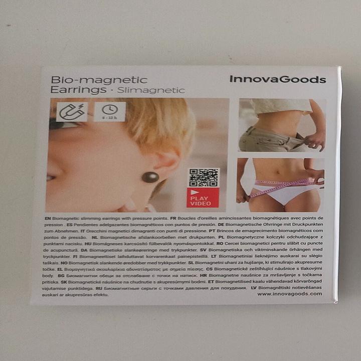 Immagine prodotto InnovaGoods Orecchini dimagranti biomagnetici Slimagnetic (Acciaio, Calamite)