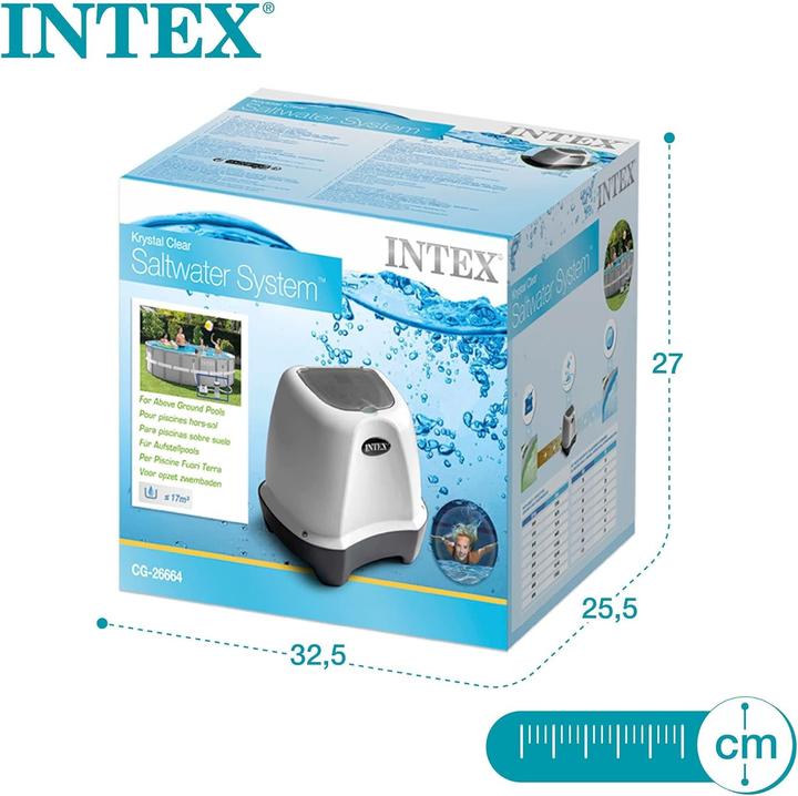 Actual product image Intex Krystal Clear Saltwater System